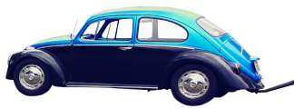 Click on picture for full size VW Beetle with stinger transparent background png clip art