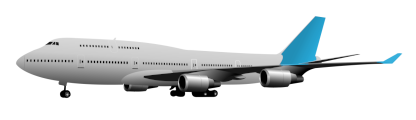 Click on picture for full size Boeing 747 transparent background png clip art