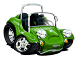 Click on picture for full size green Dune Buggy transparent background png clip art