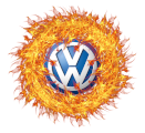 Click on picture for full size burning VW emblem transparent background png clip art