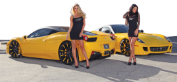 Click on picture for full size sexy girls Ferrari transparent background png clip art